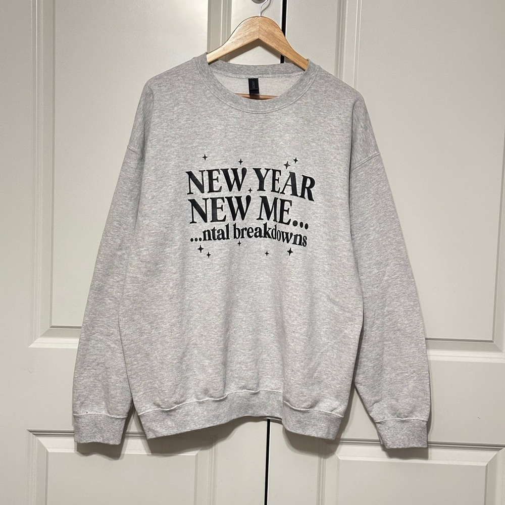 Unisex Gray Crewneck Sweatshirt